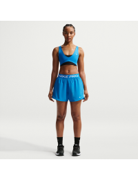 Nike Pro-2-i-1-shorts til kvinder - blå