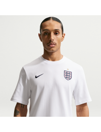 England Nike Dri-FIT-fodbold-T-shirt til mænd - hvid