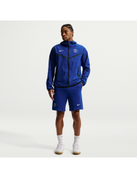Paris Saint-Germain Tech Fleece Nike-fodboldshorts til mænd - blå