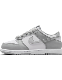 Nike Dunk Low-sko til mindre børn - hvid