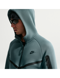 Nike Tech Windrunner-fleecejakke med lynlås til mænd - grå