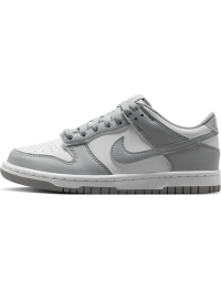 Nike Dunk Low-sko til større børn - hvid