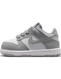 Nike Dunk Low-sko til babyer/småbørn - hvid