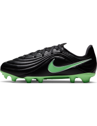 Nike Jr. Tiempo Maestro Academy Low Top-fodboldstøvler til flere typer underlag til større børn - sort