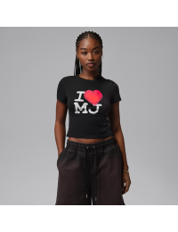 Jordan Flight-T-Shirt med grafik til kvinder - sort