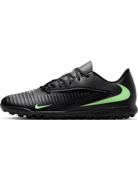 Nike Phantom 6 Low Club-fodboldsko til grus - sort