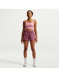 Nike One Dri-FIT 2-i-1-shorts med mellemhøj talje (7,5 cm) til kvinder - rød