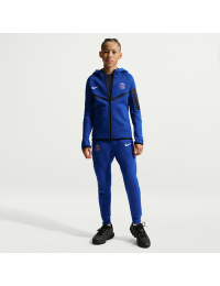 Paris Saint-Germain Tech Fleece-Nike-fodboldjoggingbukser til større børn (drenge) - blå