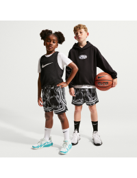 Nike Crossover Dri-FIT-basketballshorts til større børn - sort