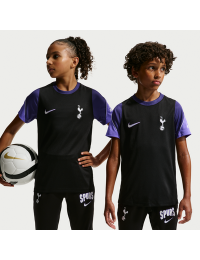 Kortærmet Tottenham Hotspur Strike Third Nike Dri-FIT-fodboldtrøje til større børn - sort