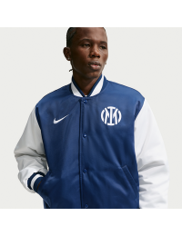 Inter Milan Authentics Away Nike Football Dugout-jakke til mænd - blå
