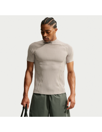 Kortærmet Nike Tech Dri-FIT ADV-overdel til mænd - grå