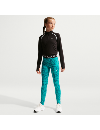 Nike Pro-leggings til større børn (piger) - grøn