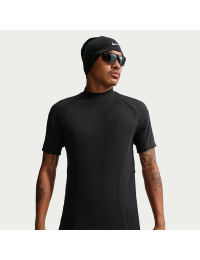 Kortærmet Nike Tech Dri-FIT ADV-overdel til mænd - sort