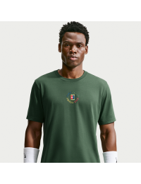 NikeCourt Dri-FIT tennis-T-shirt til mænd - grøn