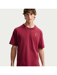 NikeCourt Max90-tennis-T-shirt til mænd - rød