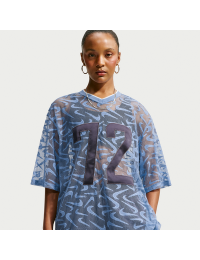 Oversized Nike Chill Lace-spillertrøje til kvinder - blå