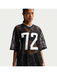 Oversized Nike Chill Lace-spillertrøje til kvinder - sort
