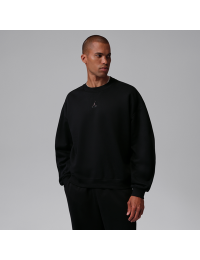 Oversized Jordan Brooklyn-sweatshirt i fleece med rund hals til mænd - sort