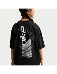 Oversized Nike -T-shirt til større børn - sort