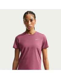 Kortærmet Nike Swift Dri-FIT-løbeoverdel til kvinder - rød
