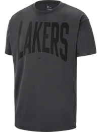 Los Angeles Lakers Nike-basketball-T-shirt til mænd - grå