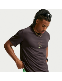 Nike Dri-FIT-løbetop til mænd - sort