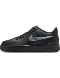 Nike Air Force 1-sko til større børn - sort