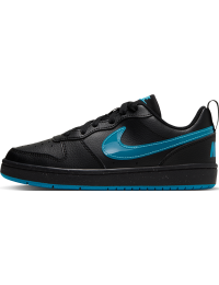 NikeCourt Borough Low-sko til større børn - sort