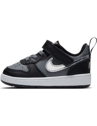 Nike Court Borough Low-sko til babyer/småbørn - sort