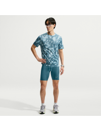 Nike Fast-Dri-FIT-løbetights i 1/2 længde med indershorts til mænd - blå
