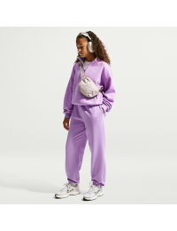 Løstsiddende Nike Studio Fleece-bukser til piger - lilla