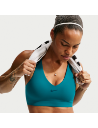 Nike Universa-sports-bh med medium støtte og indlæg til kvinder - blå