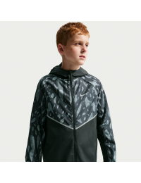 Nike Miler Repel UV-jakke til større børn - sort