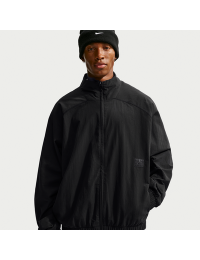 Oversized, vævet Nike N.A.C. Dri-FIT-jakke med fuld lynlås til mænd - sort