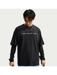 Oversized Nike N.A.C.-T-shirt til mænd - sort