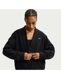 Nike One Therma-FIT-fleececardigan til kvinder - sort