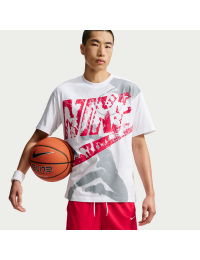 Nike Peak-basketball-T-shirt til mænd - hvid