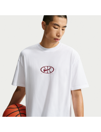 Nike Basketball-T-shirt til mænd - hvid