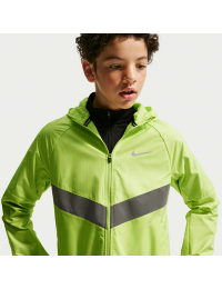 Vandafvisende Nike Miler Therma-FIT Winterized-jakke til større børn (drenge) - gul