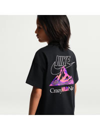 Nike -T-shirt til større børn - sort