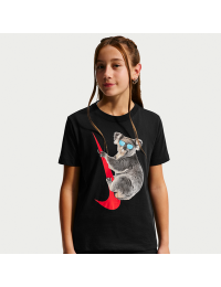 Nike -T-shirt til større børn - sort