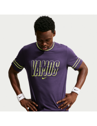 Carlos Alcaraz NikeCourt Dri-FIT-tennis-T-shirt til mænd - lilla