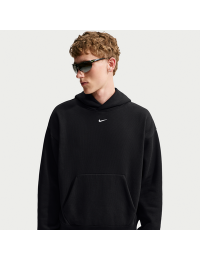 Nike Solo Fleece-pulloverhættetrøje til mænd - sort
