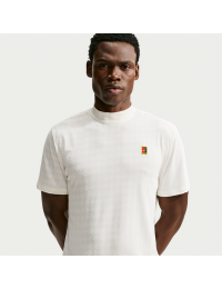 Nike Club Rules Aero-FIT Mock Neck-overdel til mænd - hvid