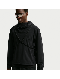 Vendbar Nike Tech Helios Dri-FIT-pulloveroverdel til mænd - sort
