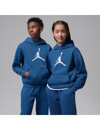 Jordan Jumbo Jumpman-hættetrøje i fleece til større børn - blå