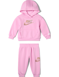 Nike-sæt med hættetrøje og joggers til babyer (12-24 mdr.) - Pink