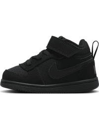 Nike Court Borough Mid-sko til babyer/småbørn - sort