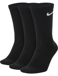 Nike Everyday Lightweight-crew-træningsstrømper (3 par) - sort